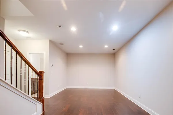 an entryway in hall