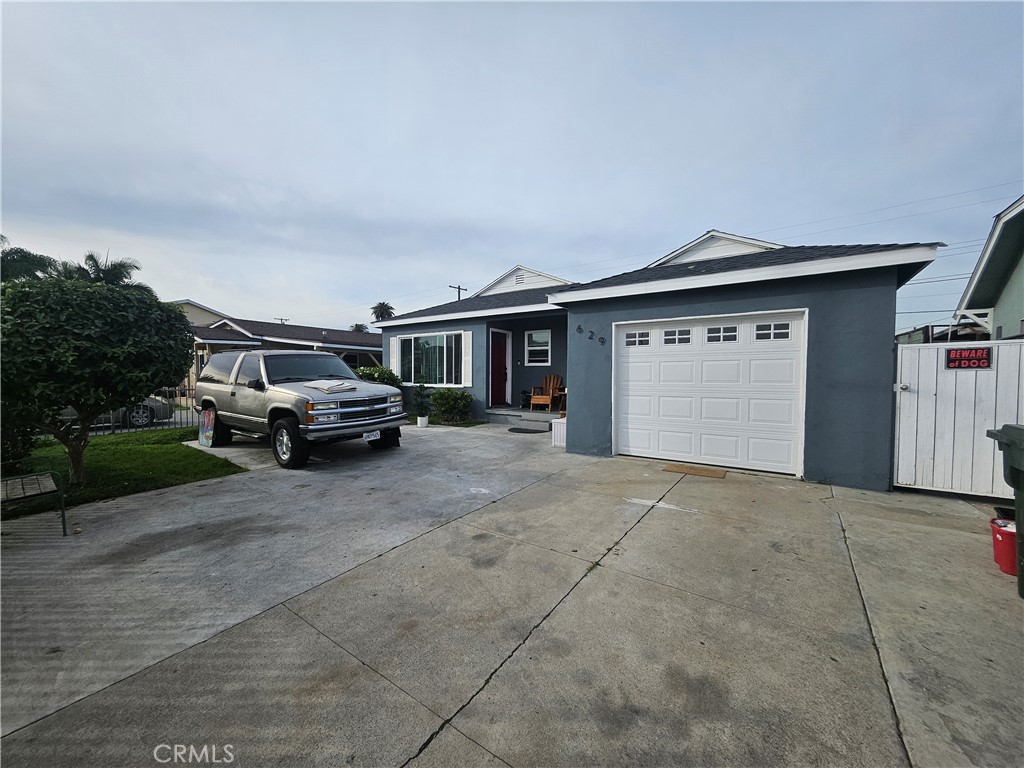 a car parked in front of house
