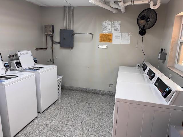 677 Southwest 9th Avenue, Unit 303 Miami, FL 33130 - Photo 33 of 34 a utility room with dryer and washer