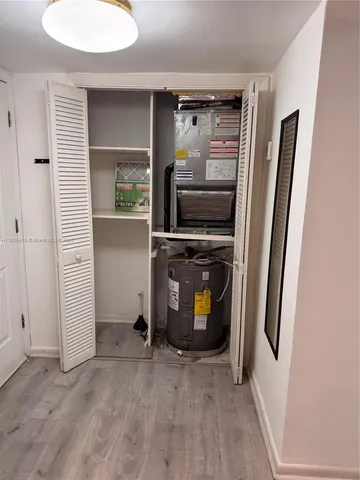 a view of kitchen and utility room