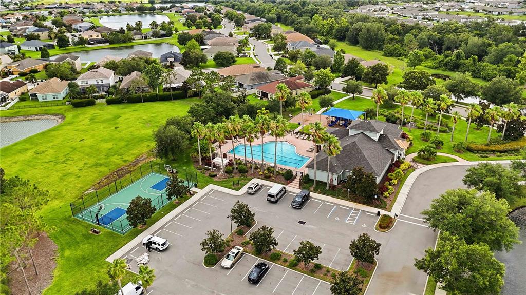 10920 79th Street East Parrish, FL 34219 - Photo 71 of 73 an aerial view of residential houses with outdoor space and street view