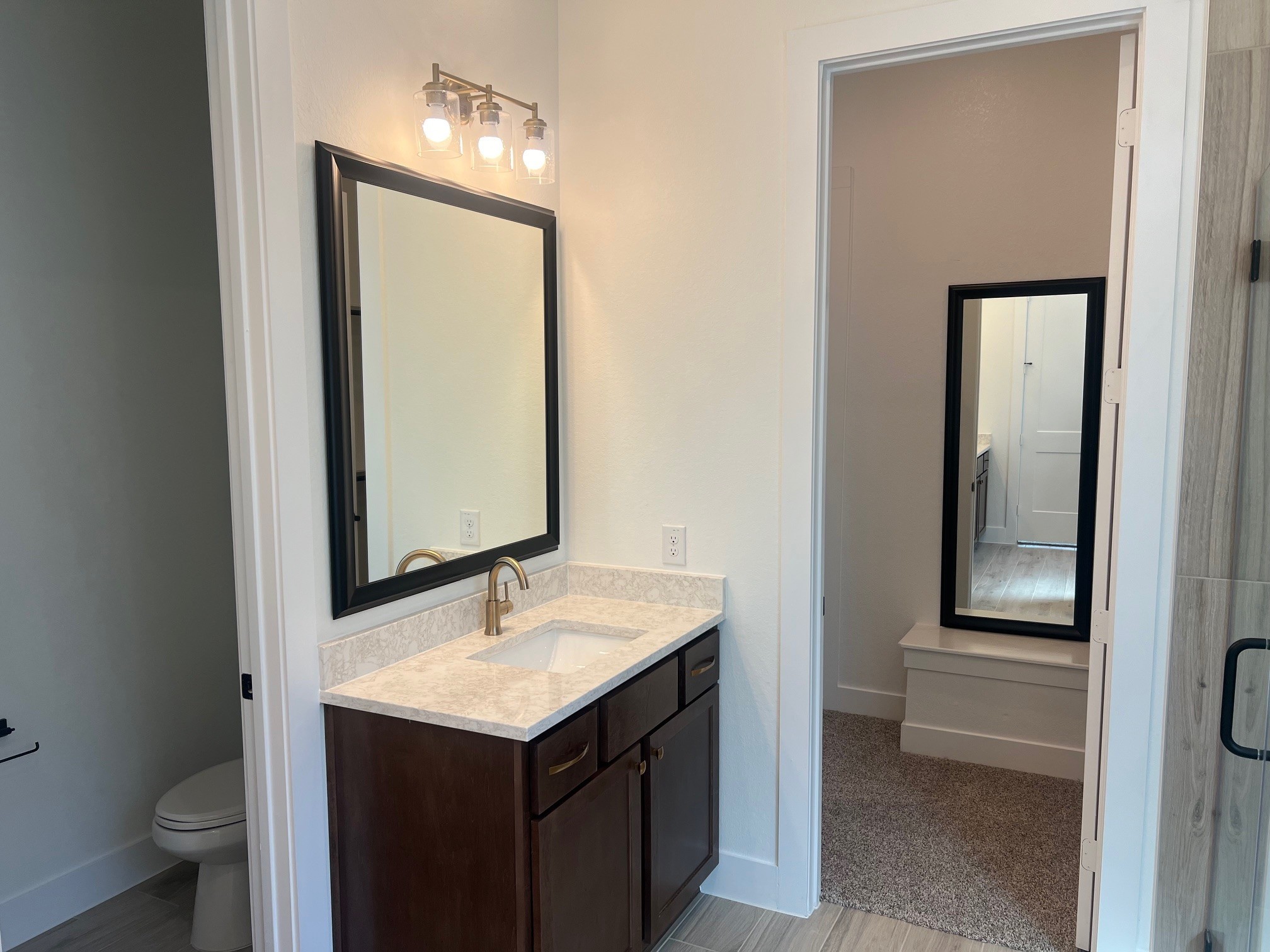 13331 Valley Orchard Tomball, TX 77375 - Photo 16 of 30 a bathroom with a sink and a mirror
