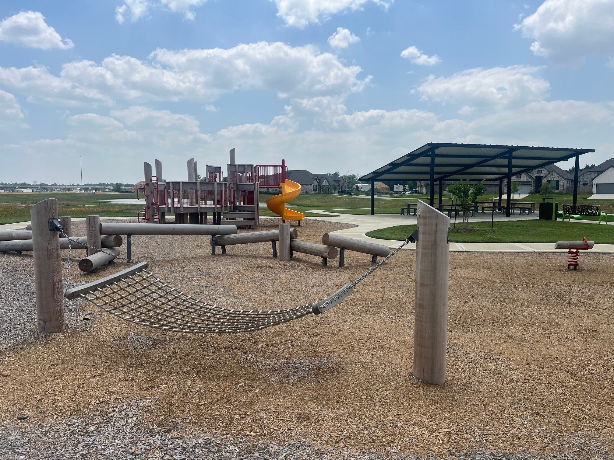 13331 Valley Orchard Tomball, TX 77375 - Photo 29 of 30 a view of a terrace with a bench