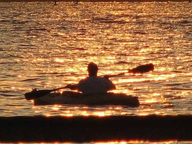 a view of a lake with a boat