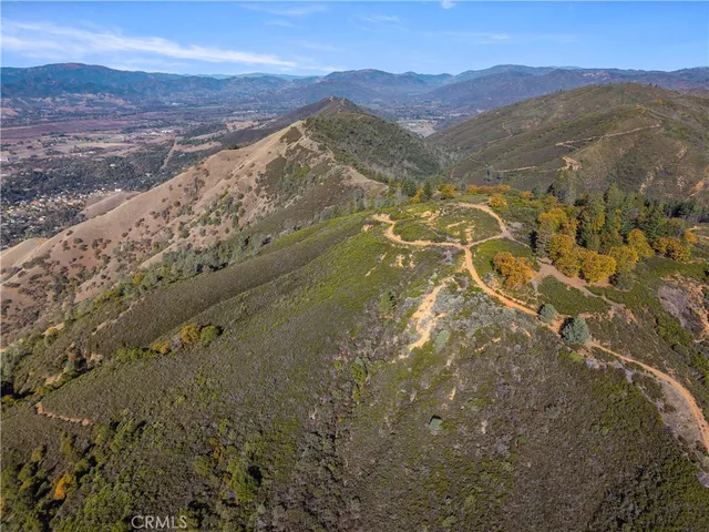 a view of city and mountain