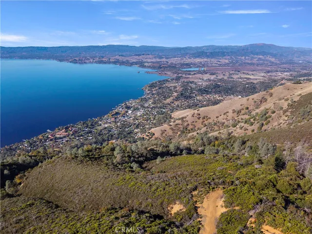 a view of lake with mountain