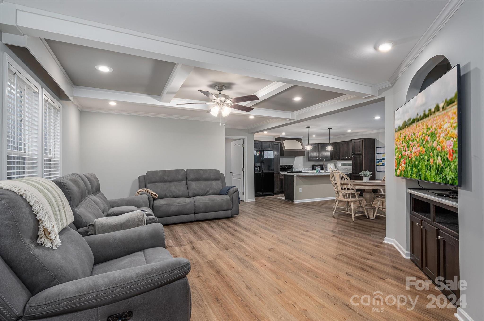 2388 Cat Square Road Vale, NC 28168 - Photo 12 of 33 a living room with furniture and a flat screen tv