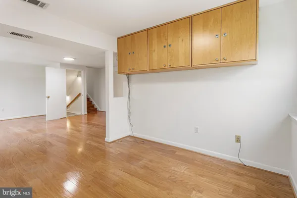 a view of empty room