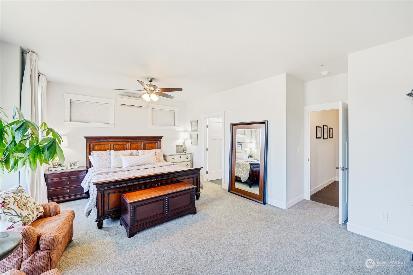 1520 Latitude Circle Anacortes, WA 98221 - Photo 14 of 35 a living room with furniture and a fireplace