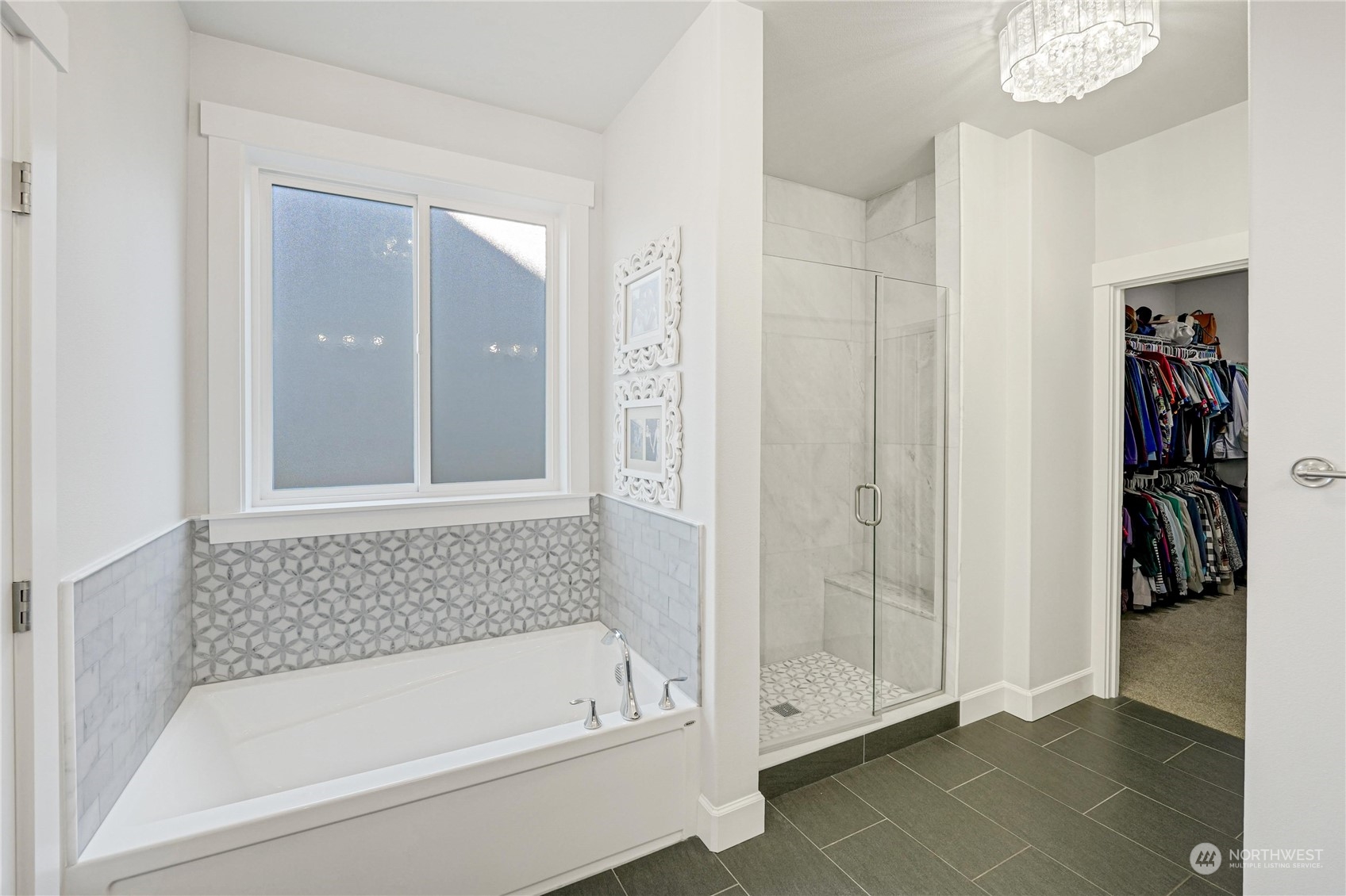 1520 Latitude Circle Anacortes, WA 98221 - Photo 17 of 35 a bathroom with a bathtub and a shower