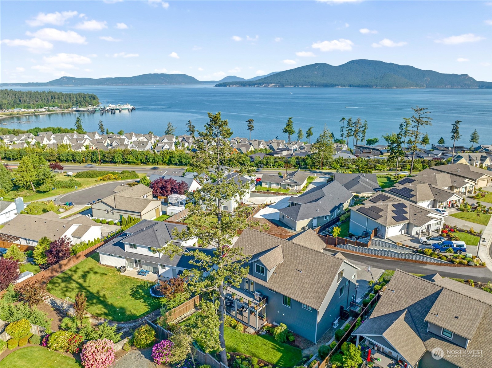 1520 Latitude Circle Anacortes, WA 98221 - Photo 3 of 35 an aerial view of residential houses and outdoor space