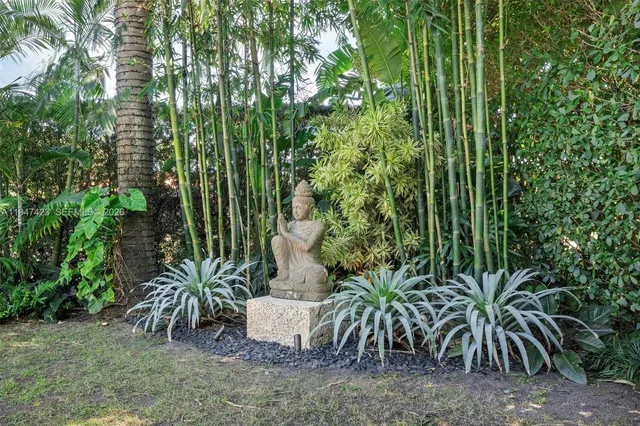 a view of outdoor space and garden