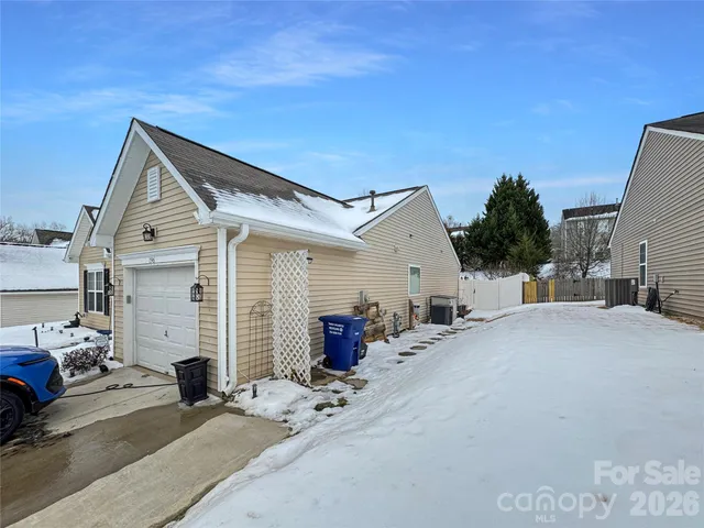 a view of a house with a patio