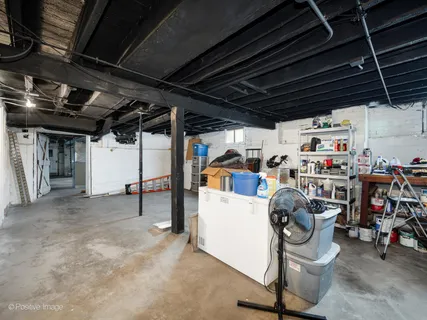 a view of a storage room with washer and dryer