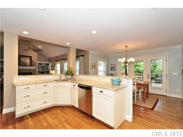 142 McAlway Road Charlotte, NC 28211 - Photo 6 of 16 a kitchen with stainless steel appliances granite countertop a stove and cabinets