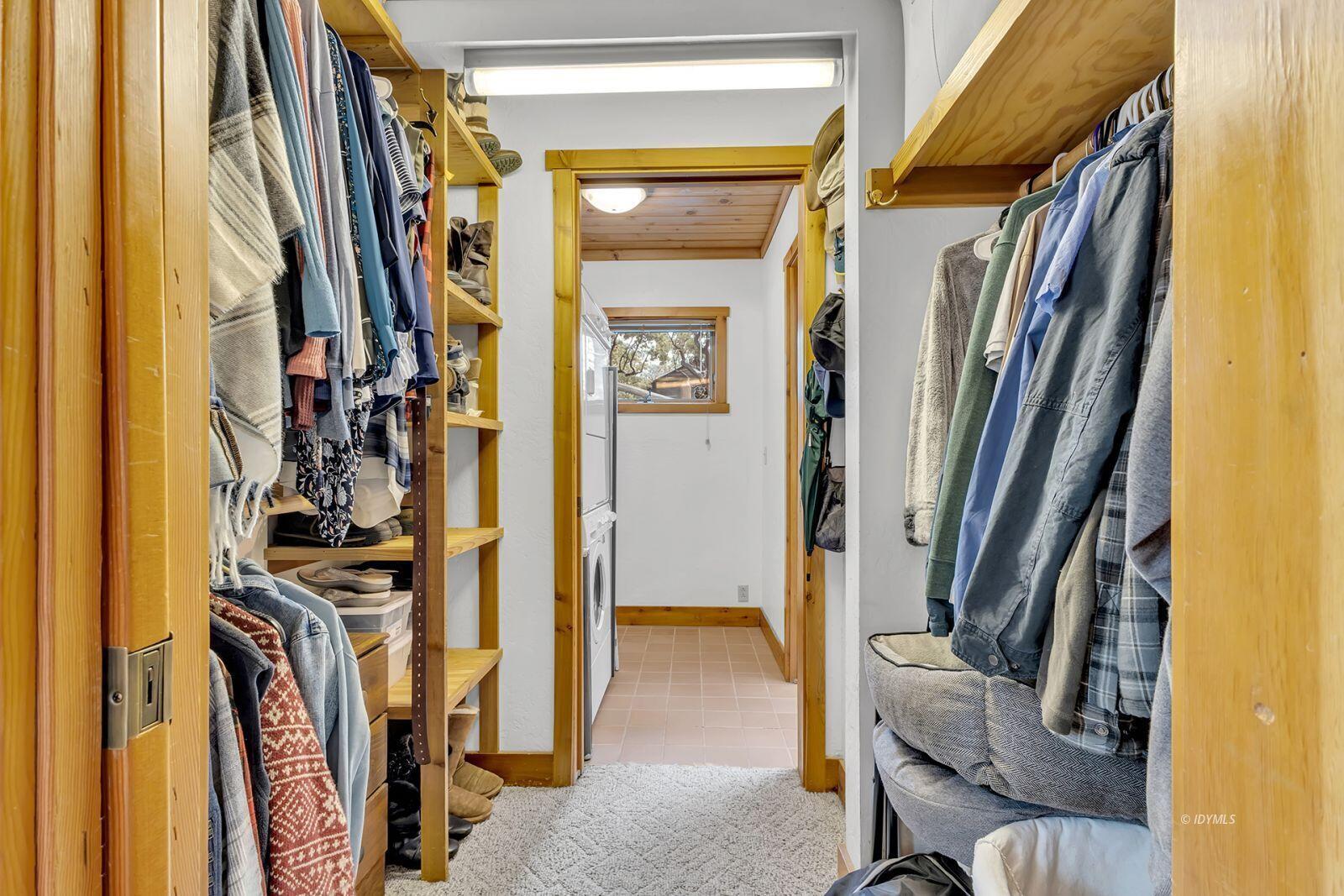 52980 Overlook Drive Idyllwild, CA 92549 - Photo 25 of 60 a view of walk in closet with clothes and shoes