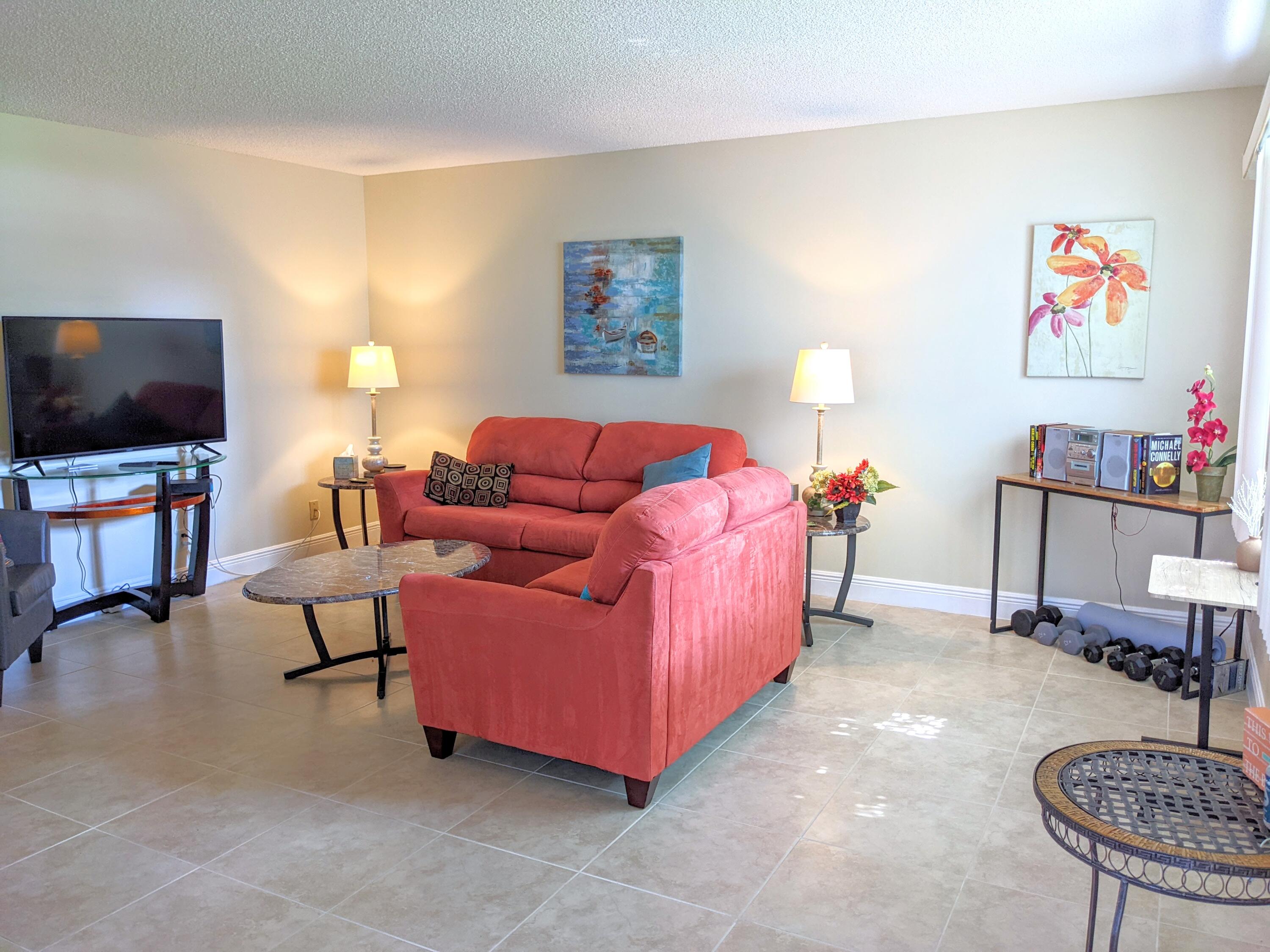 405 Monaco Way, Unit 405 Delray Beach, FL 33446 - Photo 16 of 30 Living Area from Dining Area