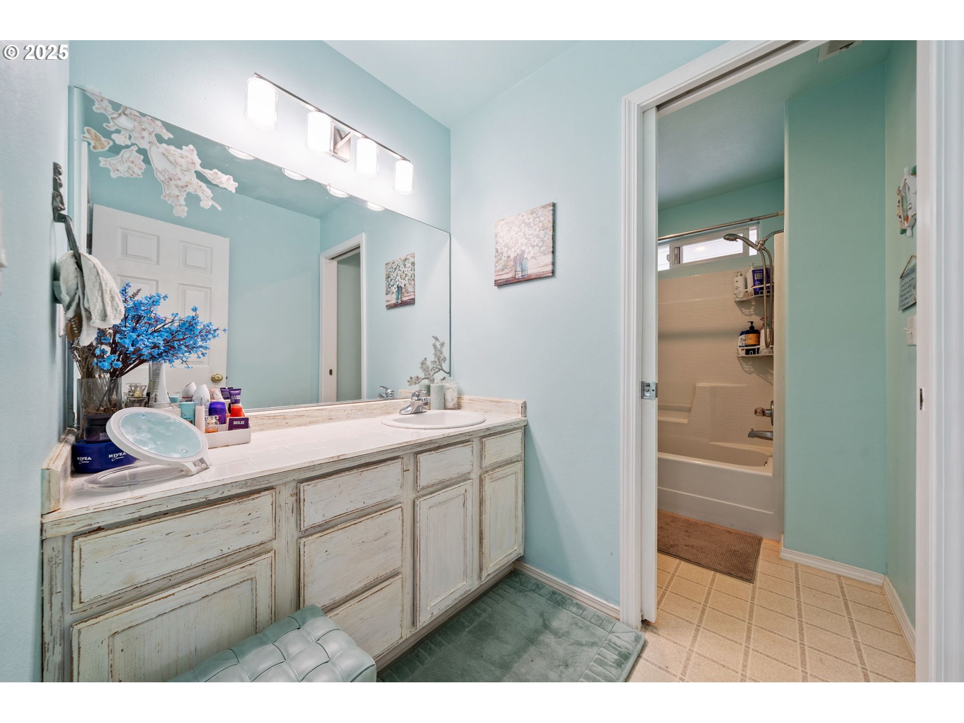 3367 Northwest 31st Circle Camas, WA 98607 - Photo 24 of 30 a bathroom with a sink and a mirror