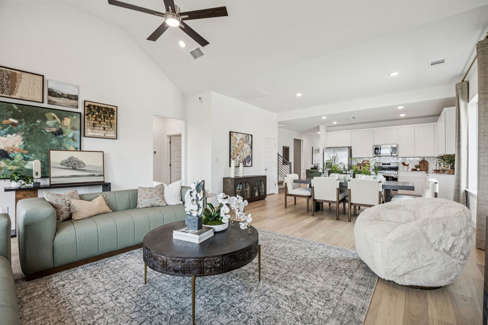 31106 Rena Coast Drive Huffman, TX 77336 - Photo 13 of 28 Living Room in the Trinity home plan by Trophy Signature Homes – REPRESENTATIVE PHOTO