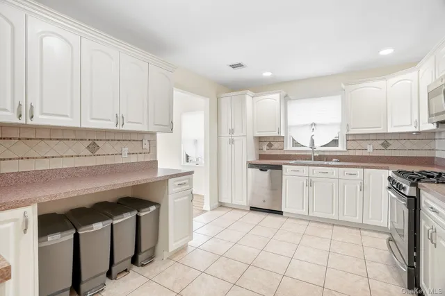 a kitchen with a stove a sink and a refrigerator