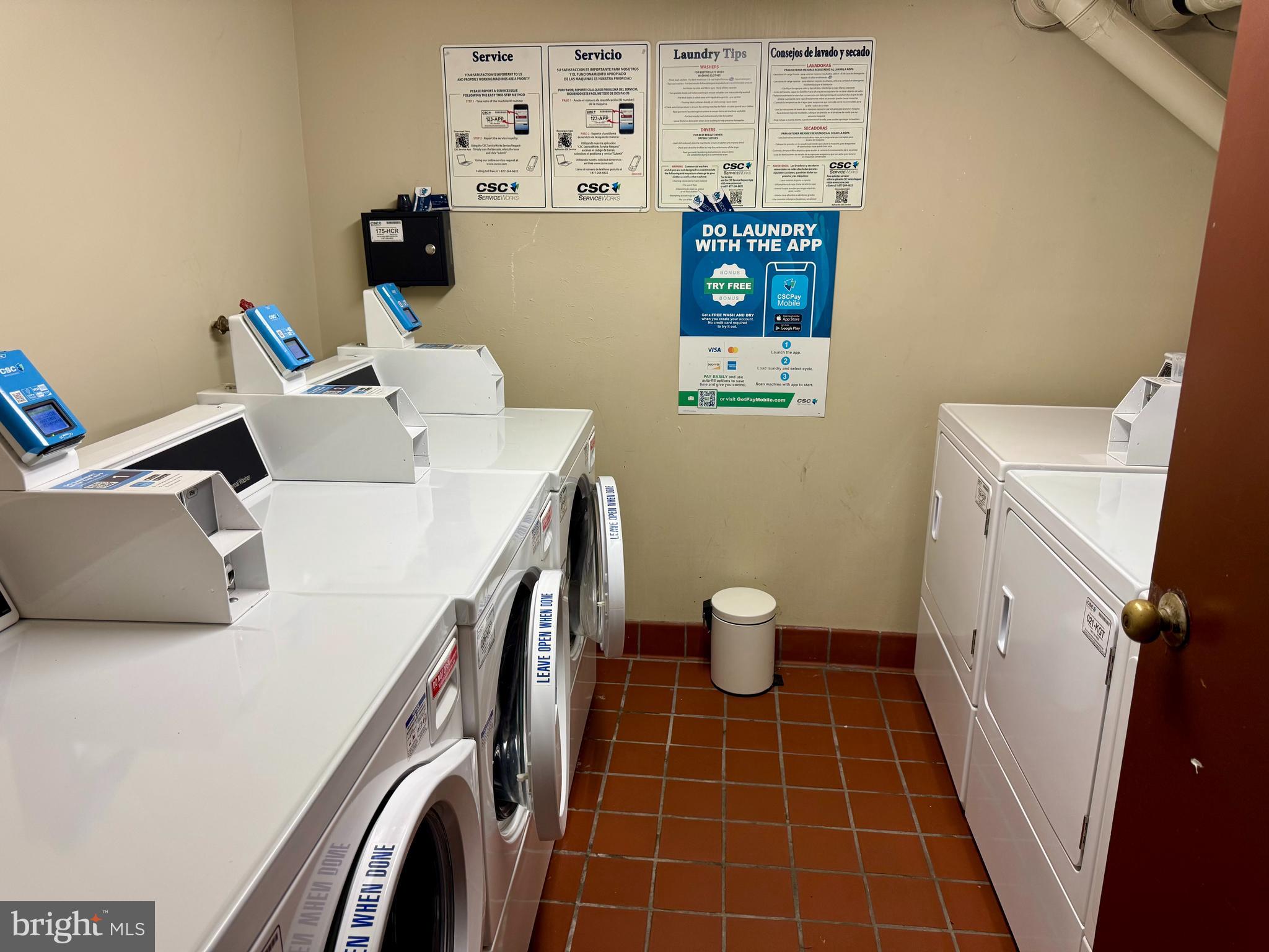 1822 15th Street Northwest, Unit 305 Washington, DC 20009 - Photo 13 of 23 Common laundry room