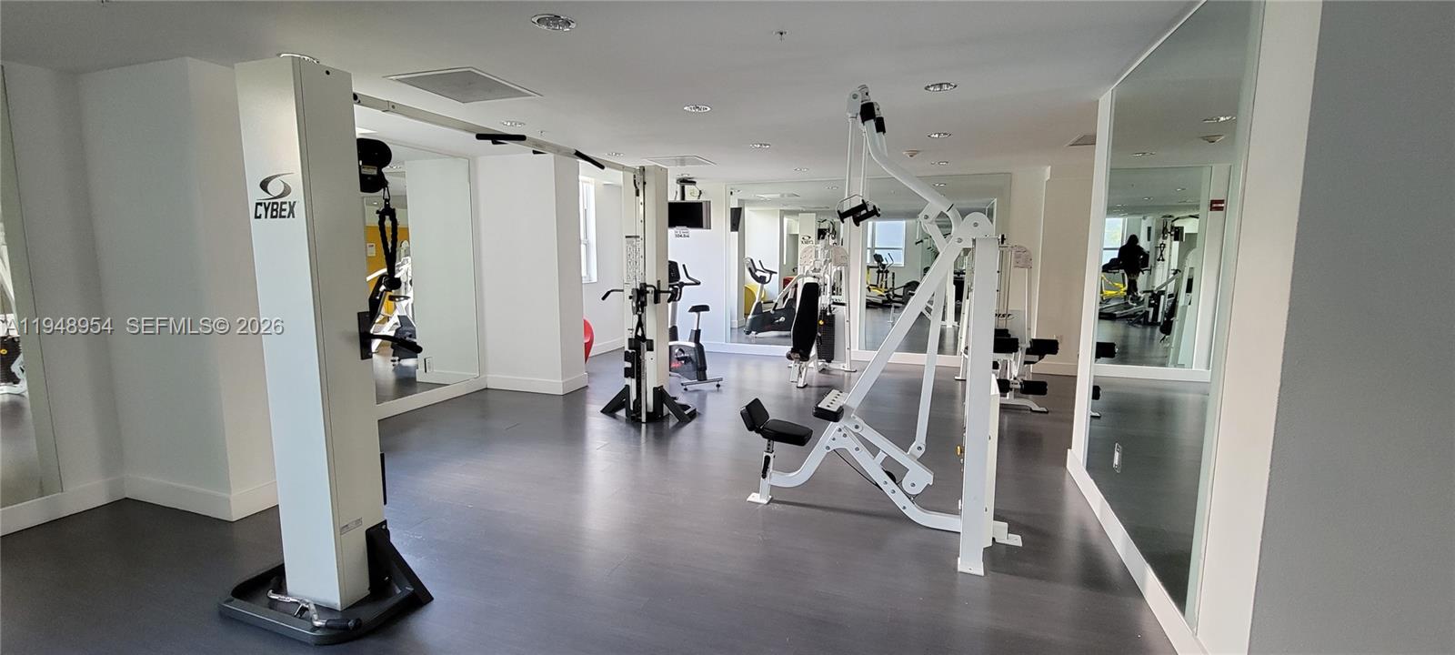 234 Northeast 3rd Street, Unit 1209 Miami, FL 33132 - Photo 11 of 12 a view of a room with gym equipment