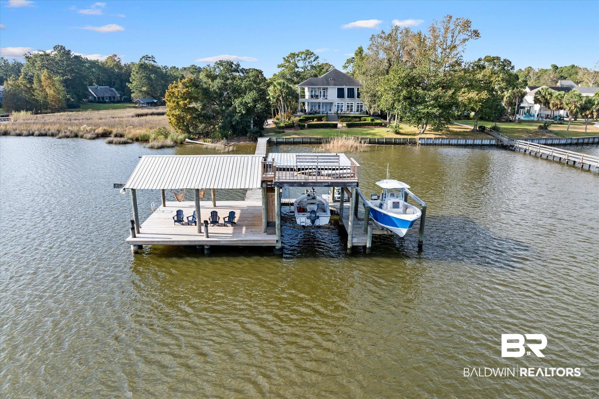 4930 River Trace Theodore, AL 36582 - Photo 38 of 57 Dock area with a water view