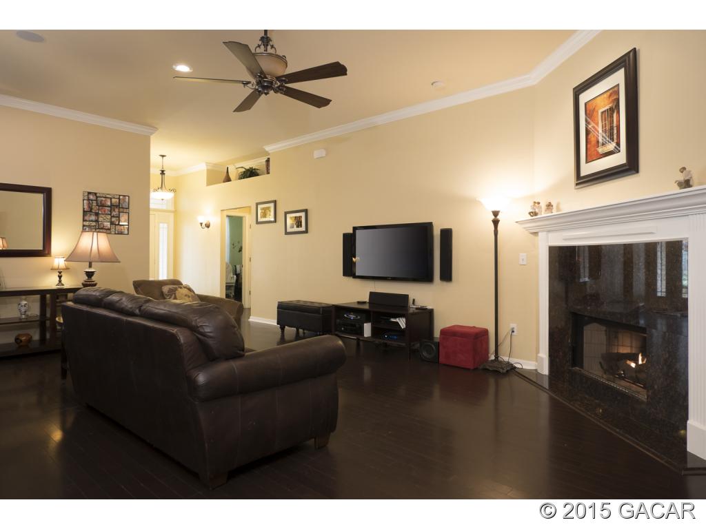 7610 Southwest 82nd Way Gainesville, FL 32608 - Photo 4 of 24 Gas Fireplace w/GRANITE around