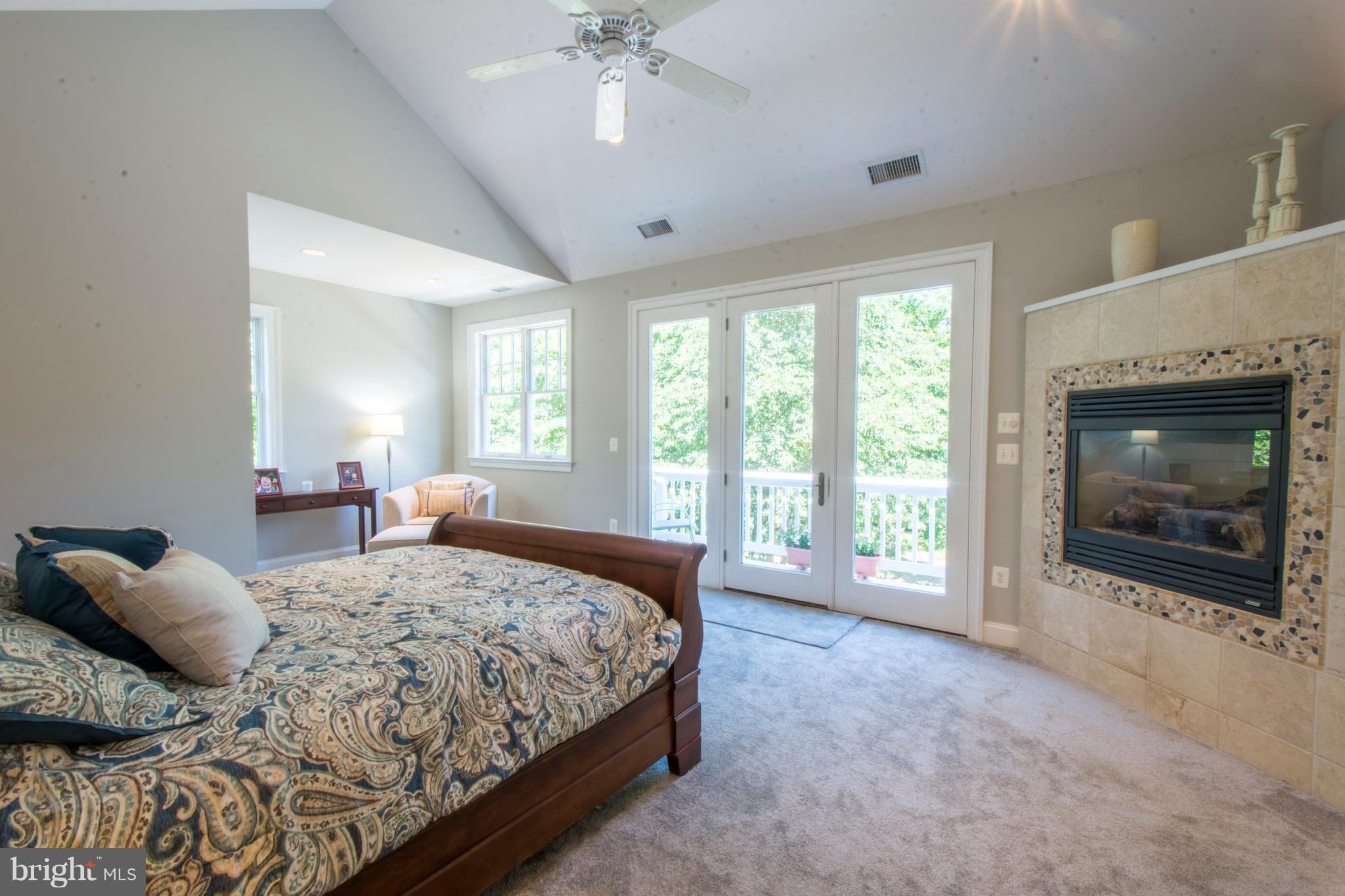 498 Ferry Point Road Annapolis, MD 21403 - Photo 16 of 102 Owners Bedroom With Gas Fireplace