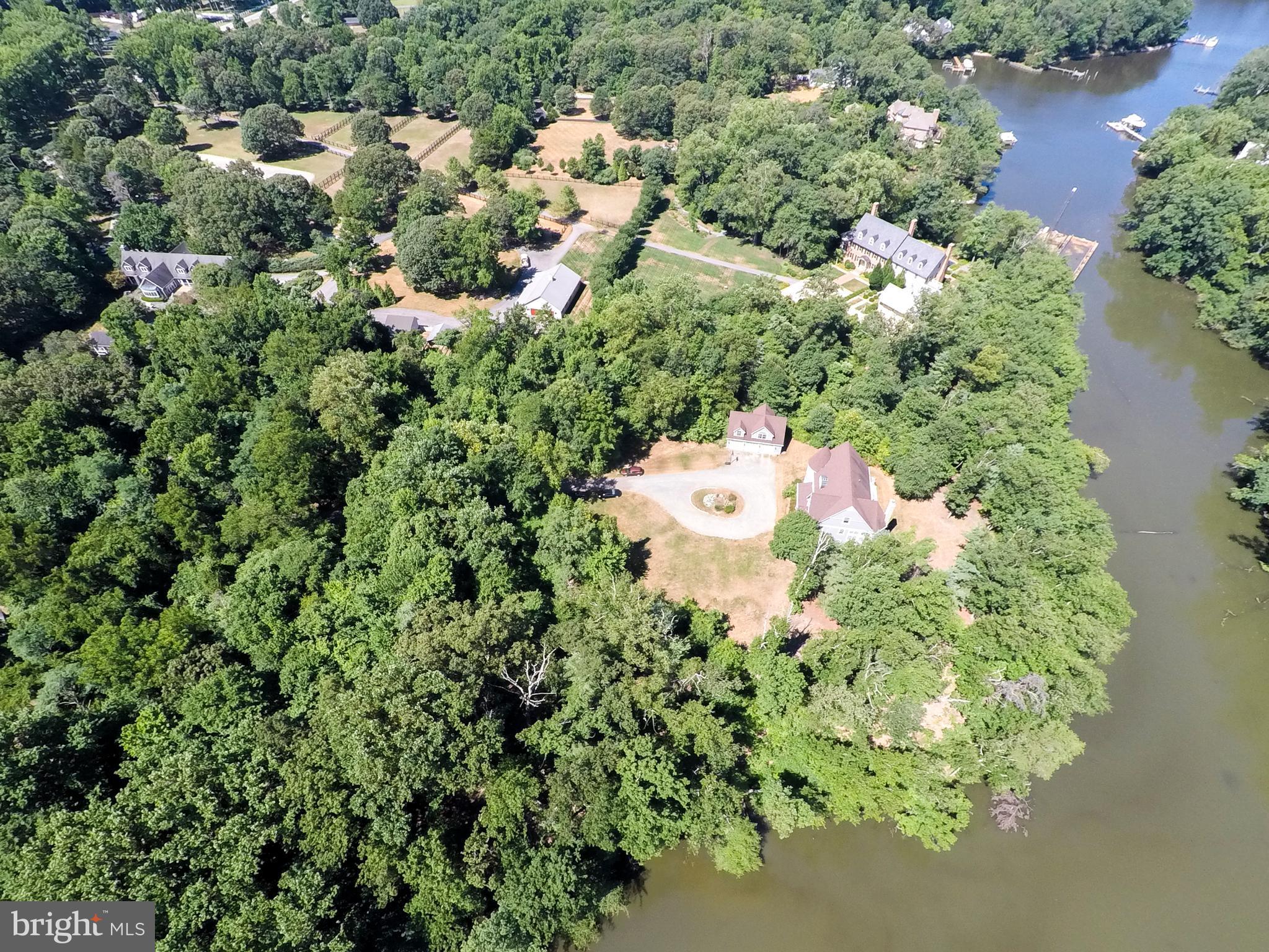 498 Ferry Point Road Annapolis, MD 21403 - Photo 27 of 102 Aerial View Of Property- 5 Plus Acres!