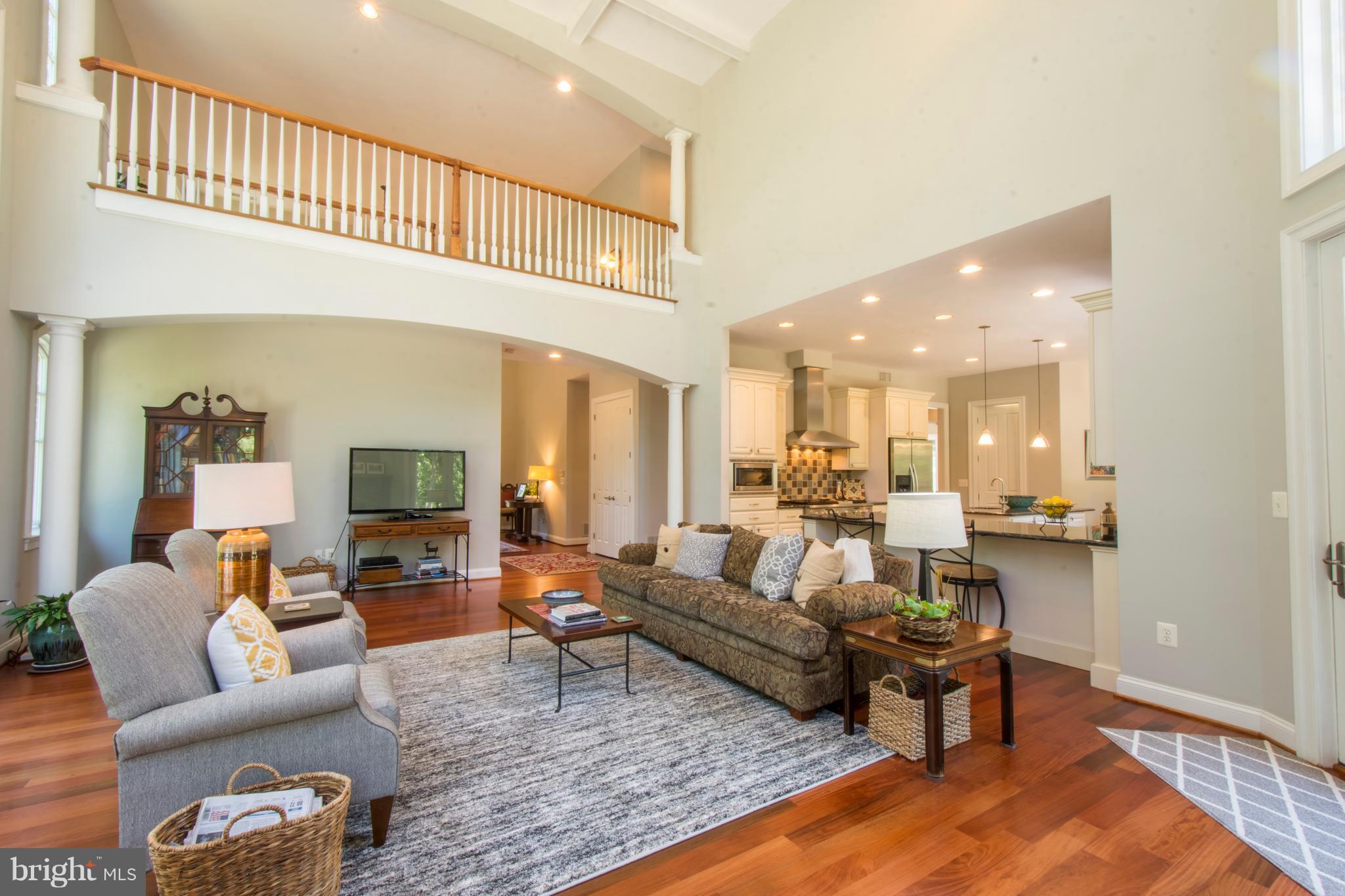 498 Ferry Point Road Annapolis, MD 21403 - Photo 5 of 102 Family Room With Balcony Overlook