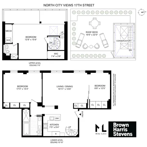 $2,995,000 | 40 West 17th Street, Unit 12A | Flatiron