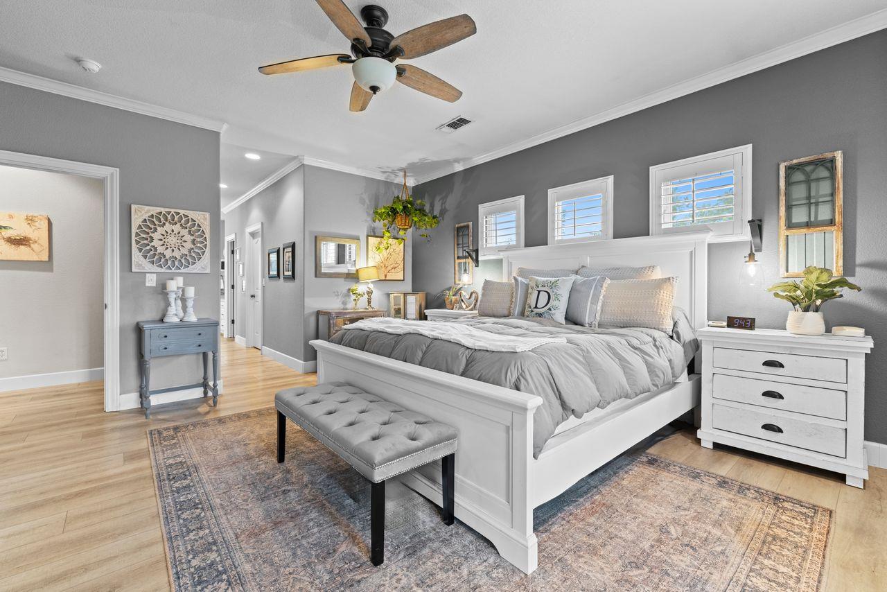 3302 Bear River Drive Rio Oso, CA 95674 - Photo 18 of 50 a bedroom with a bed and a table in it