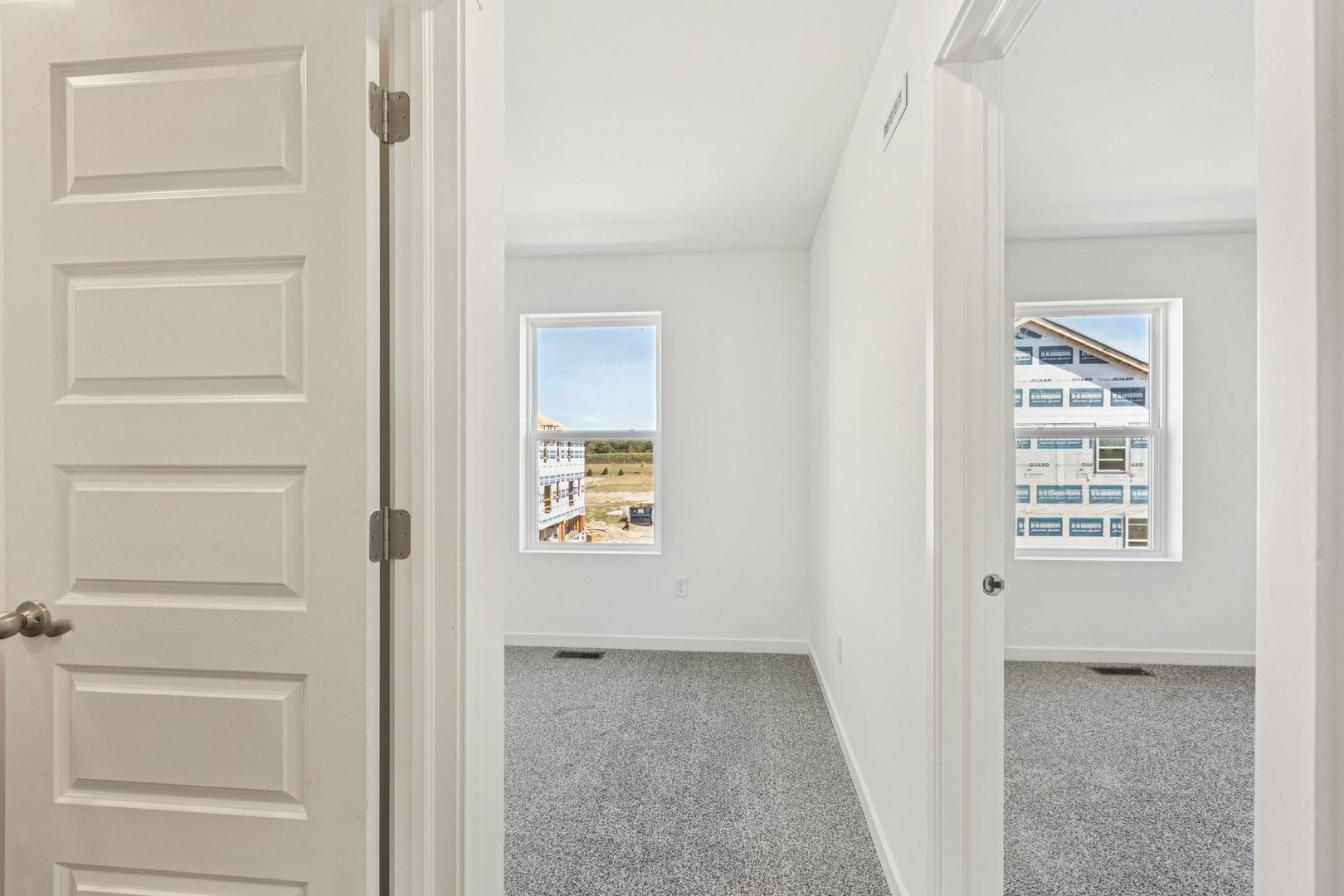6530 Linden Trail, Unit C Wonder Lake, IL 60097 - Photo 17 of 27 a view of hallway with closet and a window