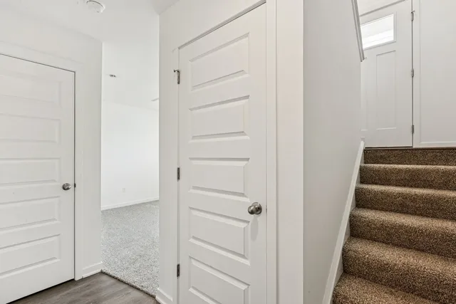 a view of closet area