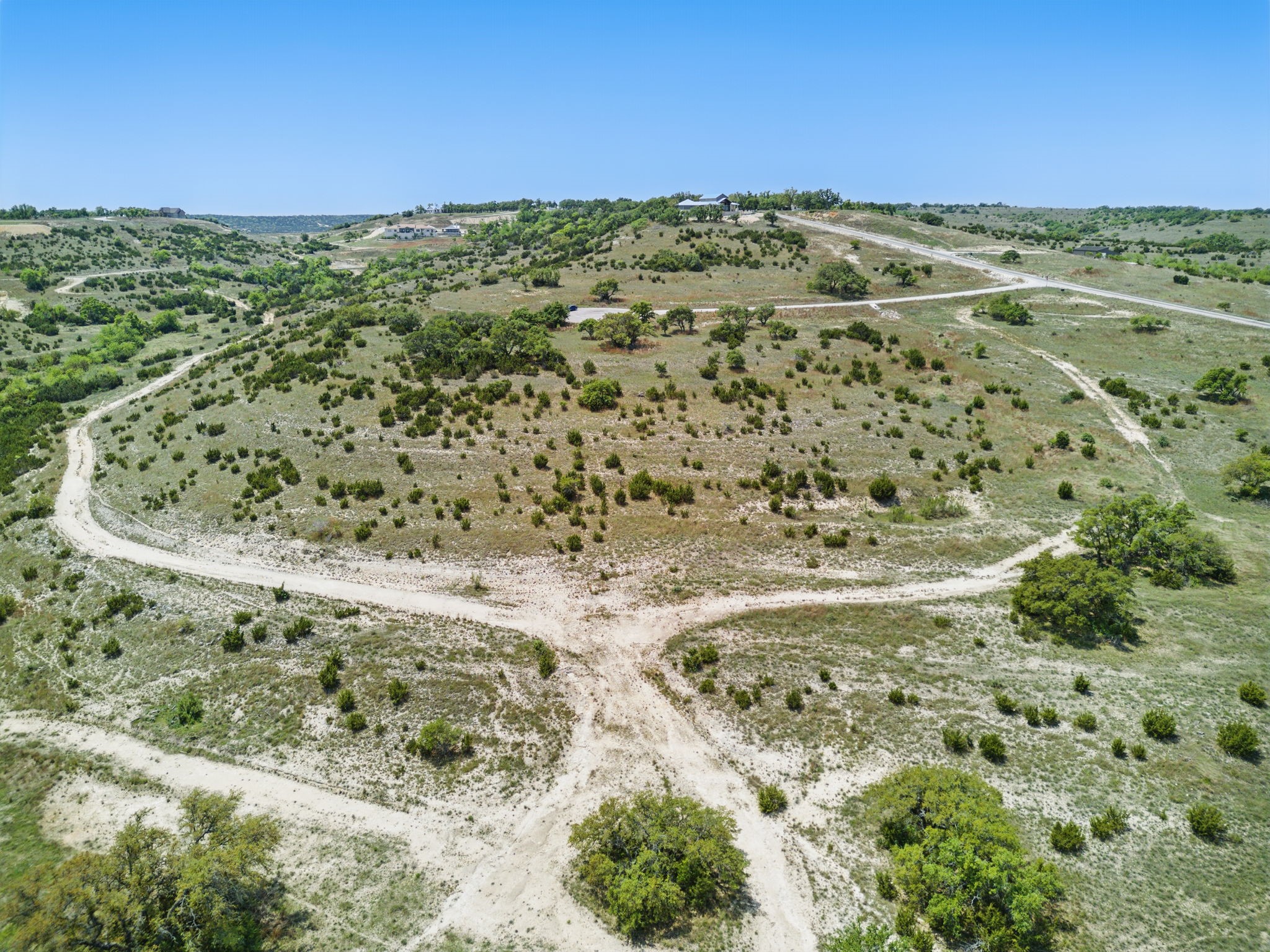 Lot 110 Star Point Blanco, TX 78606 - Photo 12 of 29 Aerial view of the side of the lot.
