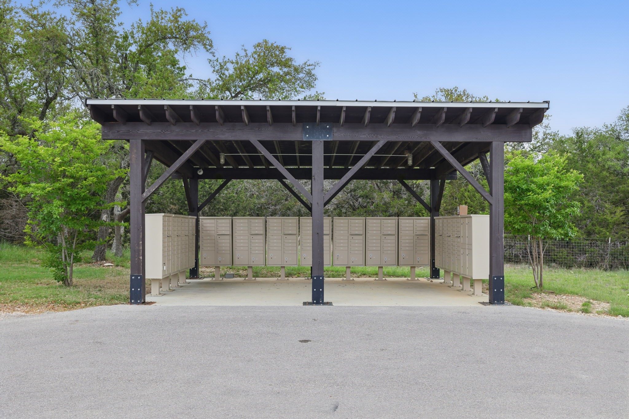 Lot 110 Star Point Blanco, TX 78606 - Photo 21 of 29 Community mailboxes located outside of the front gate.