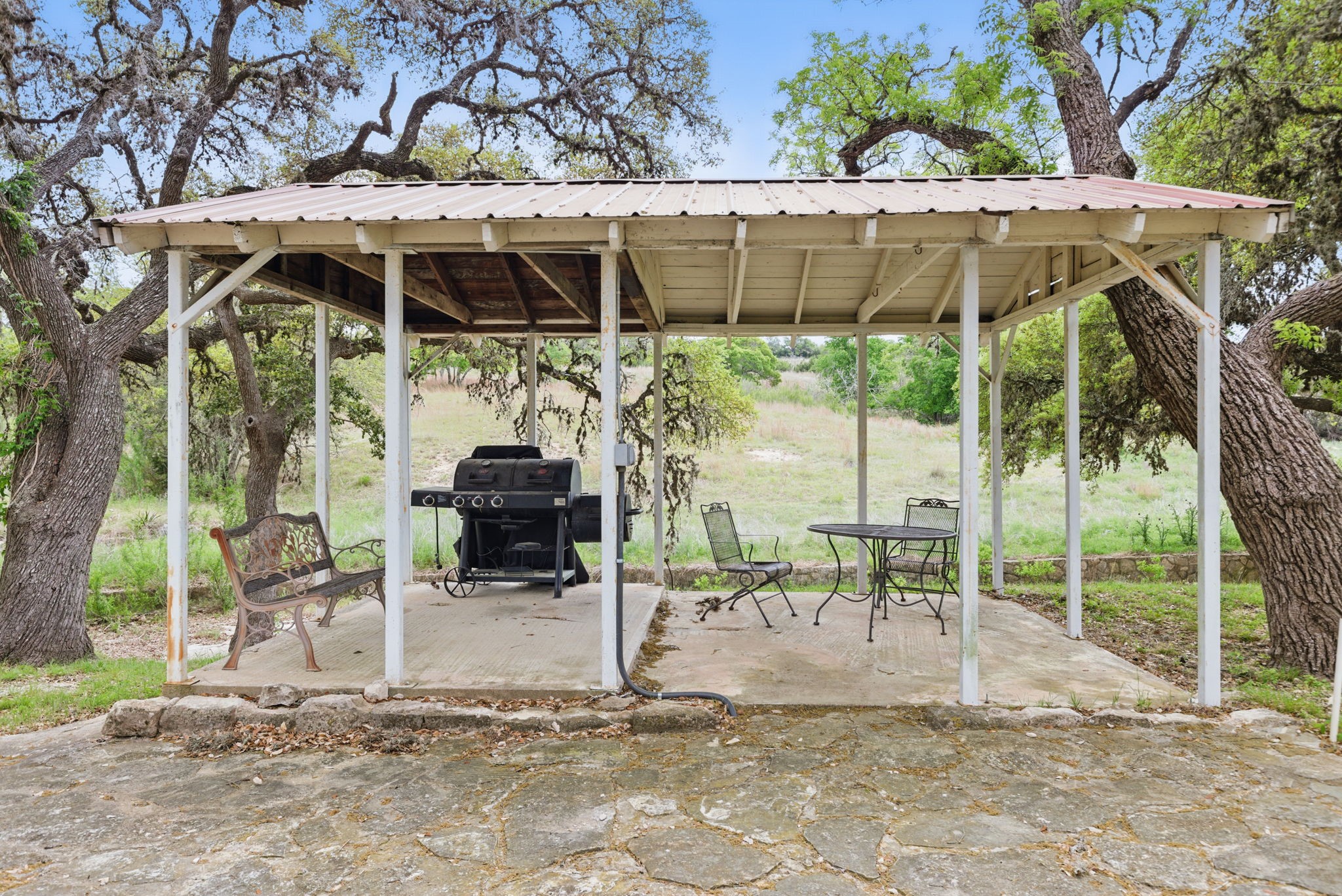 Lot 110 Star Point Blanco, TX 78606 - Photo 29 of 29 Covered barbecue area outside of the communal house.