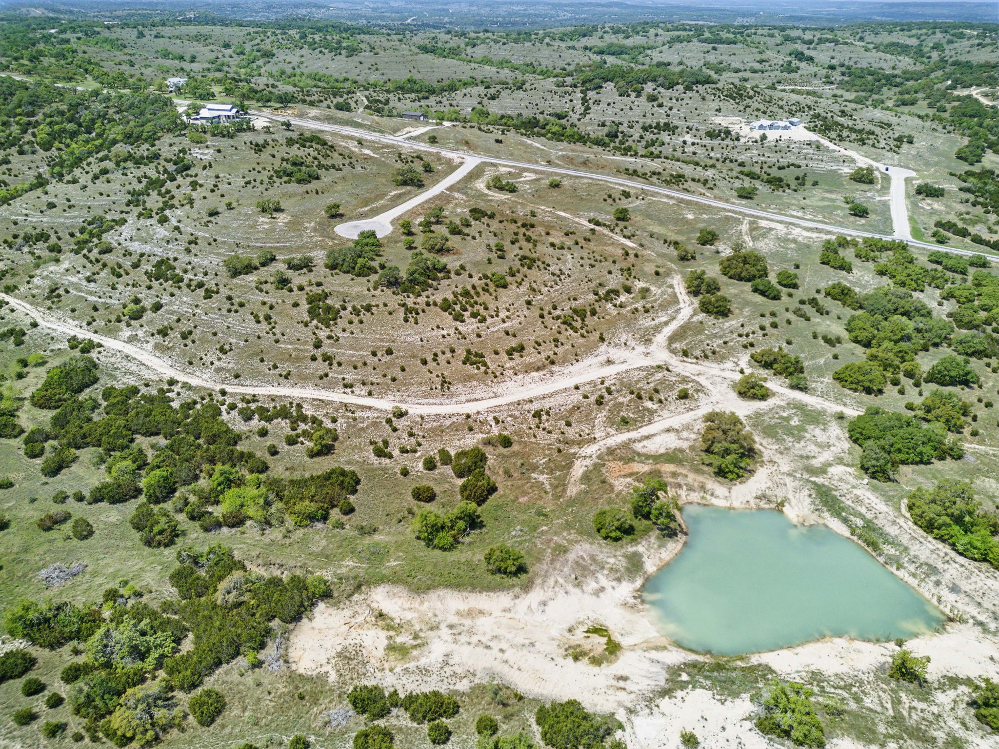 Lot 110 Star Point Blanco, TX 78606 - Photo 6 of 29 Aerial view of the property and surrounding areas in Majestic Hills Ranch. Enjoy the space and privacy between you and your neighbor.