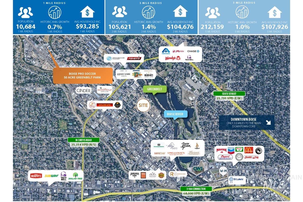 3981 Reed Street Garden City, ID 83714 - Photo 8 of 18 Map of property / related area