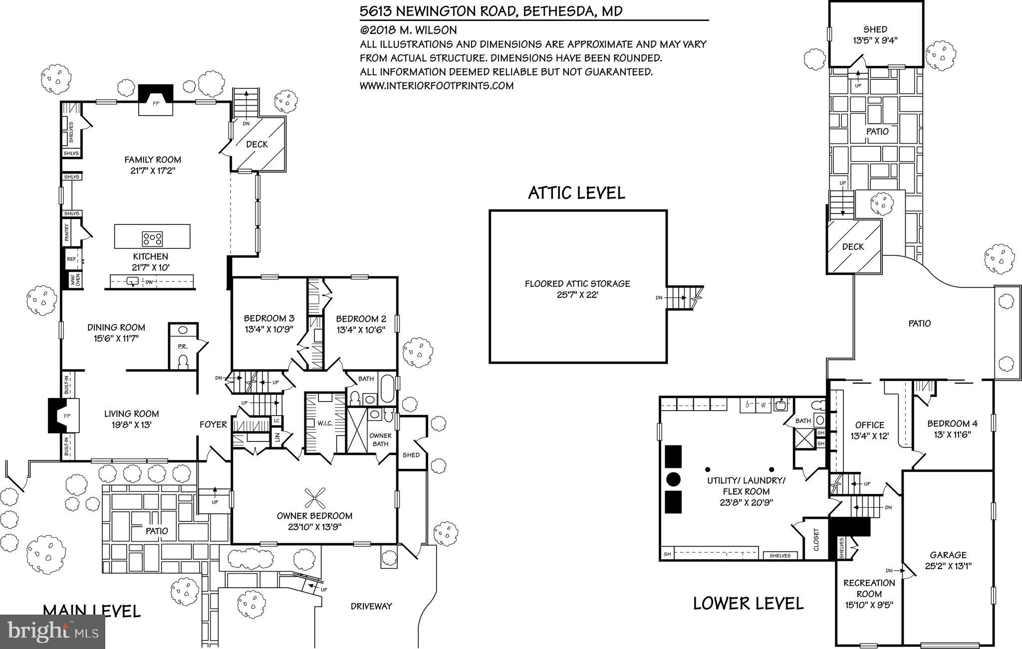 5613 Newington Road Bethesda, MD 20816 - Photo 17 of 17 Floor plan