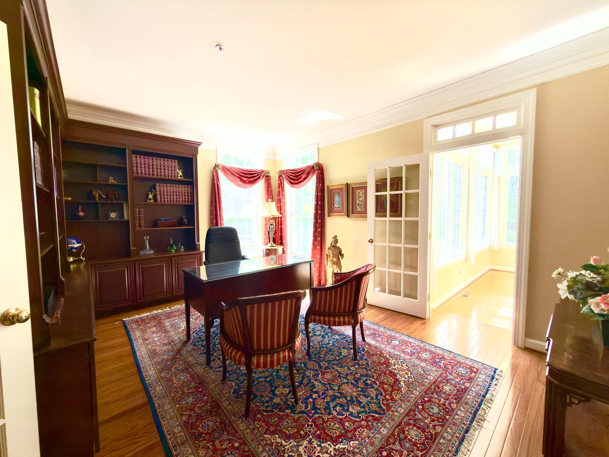 14140 Seneca Road Darnestown, MD 20874 - Photo 18 of 78 Elegant home office with natural light.