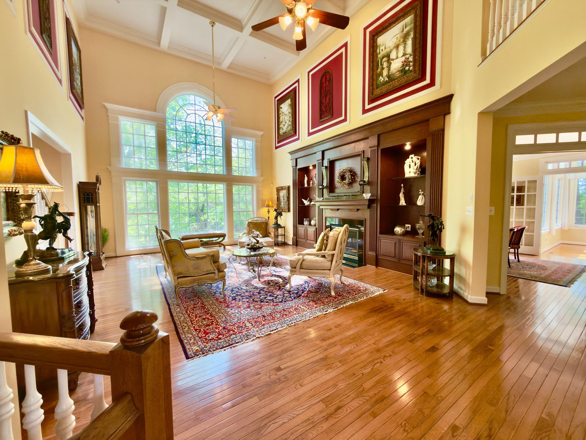 14140 Seneca Road Darnestown, MD 20874 - Photo 22 of 78 Elegant living space with tall windows.