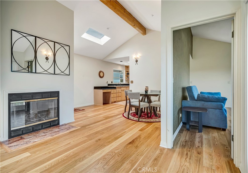 22011 Callado Way Topanga, CA 90290 - Photo 12 of 49 a view of a livingroom with furniture and a fireplace