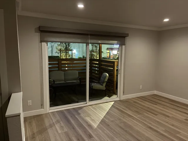 a view of empty room