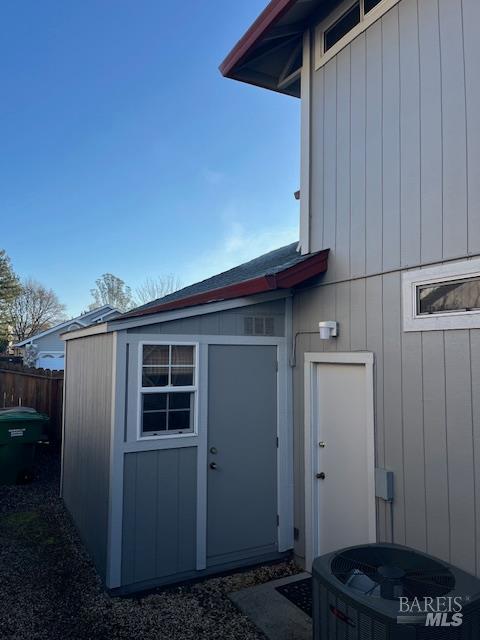 8873 Lebec Lane Cotati, CA 94931 - Photo 38 of 56 Located in side yard is one of two sheds - both have electrical and lighting.