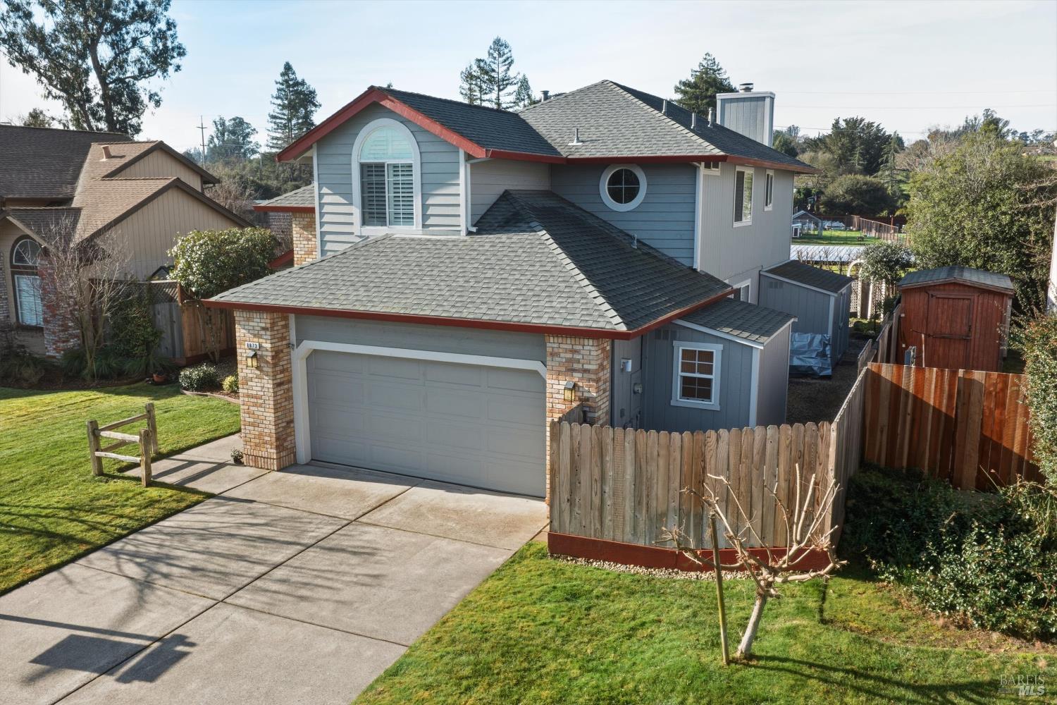 8873 Lebec Lane Cotati, CA 94931 - Photo 48 of 56 Note the 2 convenient storage sheds with electrical on the side yard.