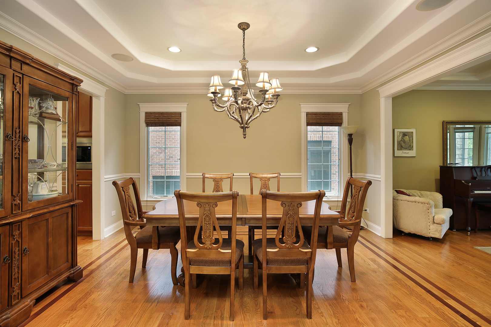 1528 Stratford Road Deerfield, IL 60015 - Photo 4 of 25 a view of a dining room with furniture window and wooden floor