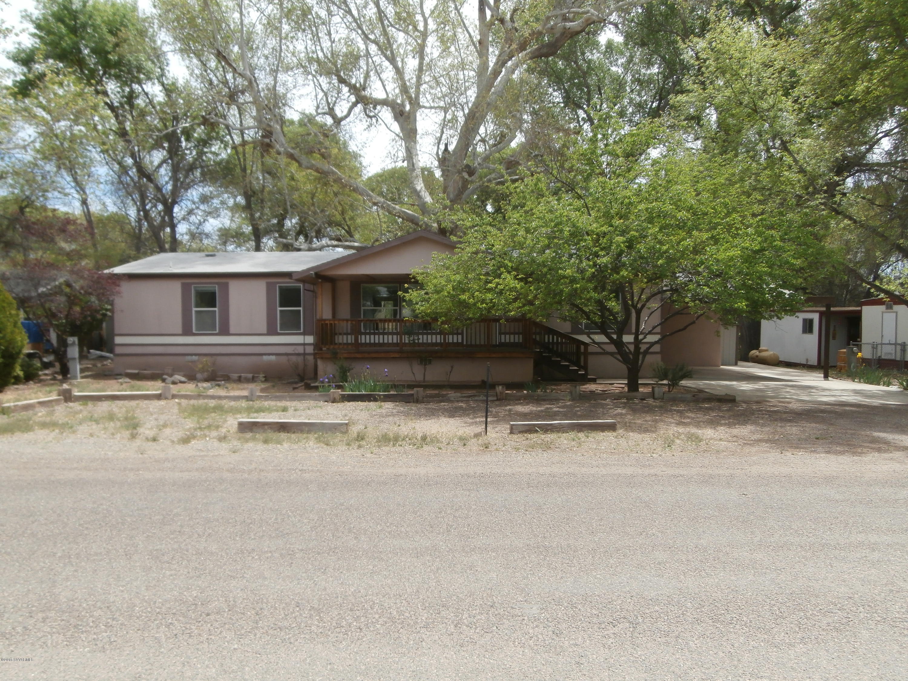 4305 East Aztec Road Rimrock, AZ 86335 - Photo 1 of 25 front view of a house with a street