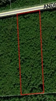 a view of a lake with a houses